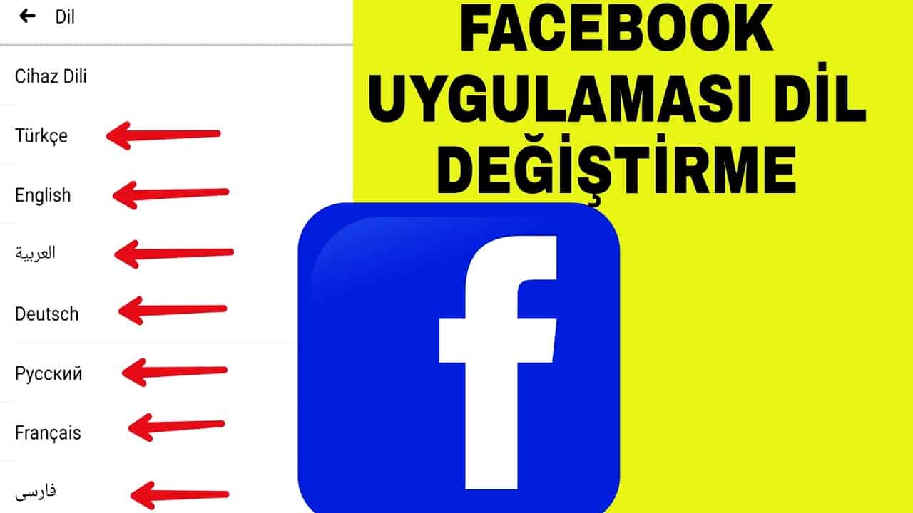 Facebook Dil DeÄŸiÅŸtirme – Facebook TÃ¼rkÃ§e Yapma
