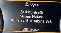 Nissan şasi kontrolü sistem hatası kullanıcı el kitabına bak hatası çözümü